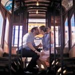 La-La Land tram kiss