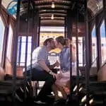 La-La Land tram kiss